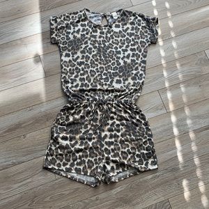Cheetah Romper